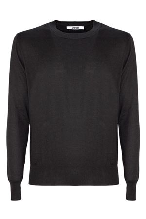 Maglia in misto cotone e cashmere nero MAURO GRIFONI | GS110034115003